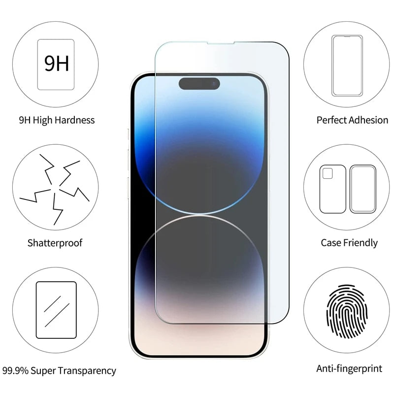 5Pcs Tempered Glass for IPhone