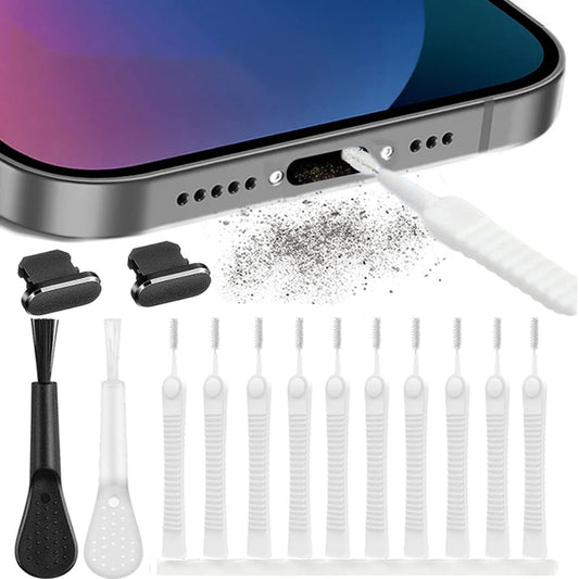 Charging Port Dust Plug W/Cleaner Kit